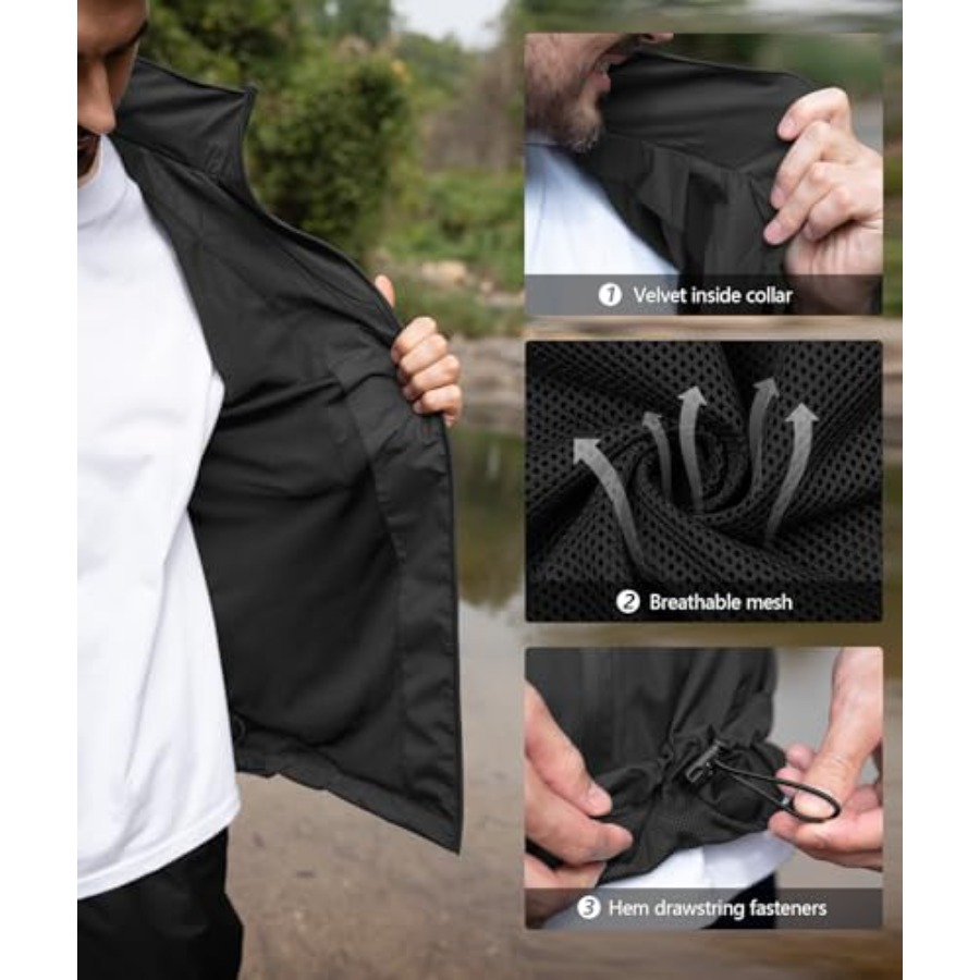 Men's Waterproof Golf Rain Sui – обзор и цена Fishing Rain Suit