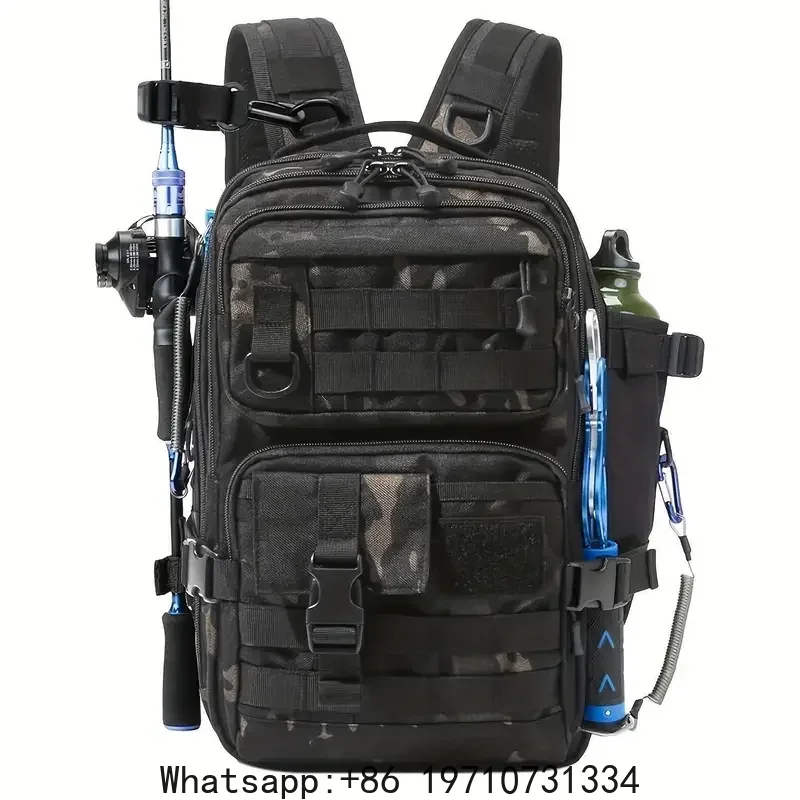 1000D Waterproof  Backpack Tac – обзор и цена Fishing Backpack