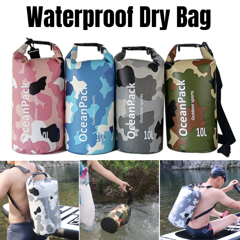 Waterproof Dry Bag Camouflage  – обзор и цена Fishing Bag Waterproof