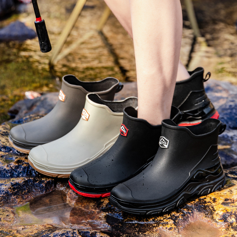 Short Rain Boots Men Fashionab – обзор и цена Fishing Boots
