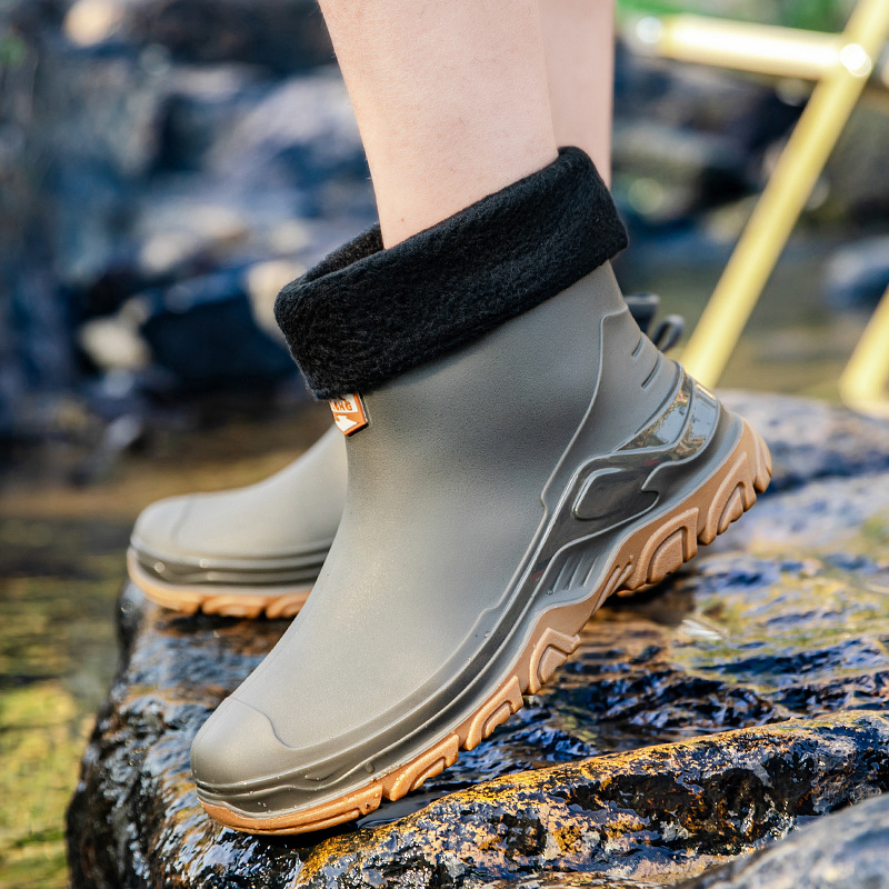 Short Rain Boots Men Fashionab – обзор и цена Fishing Boots