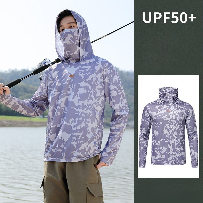 Fishing Shirt Hooded Men Sunsc – обзор и цена Fishing Shirt Uv Protection