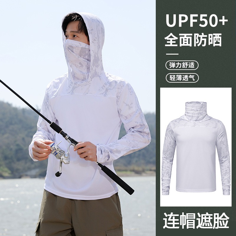 Fishing Shirt Hooded Men Sunsc – обзор и цена Fishing Shirt Uv Protection