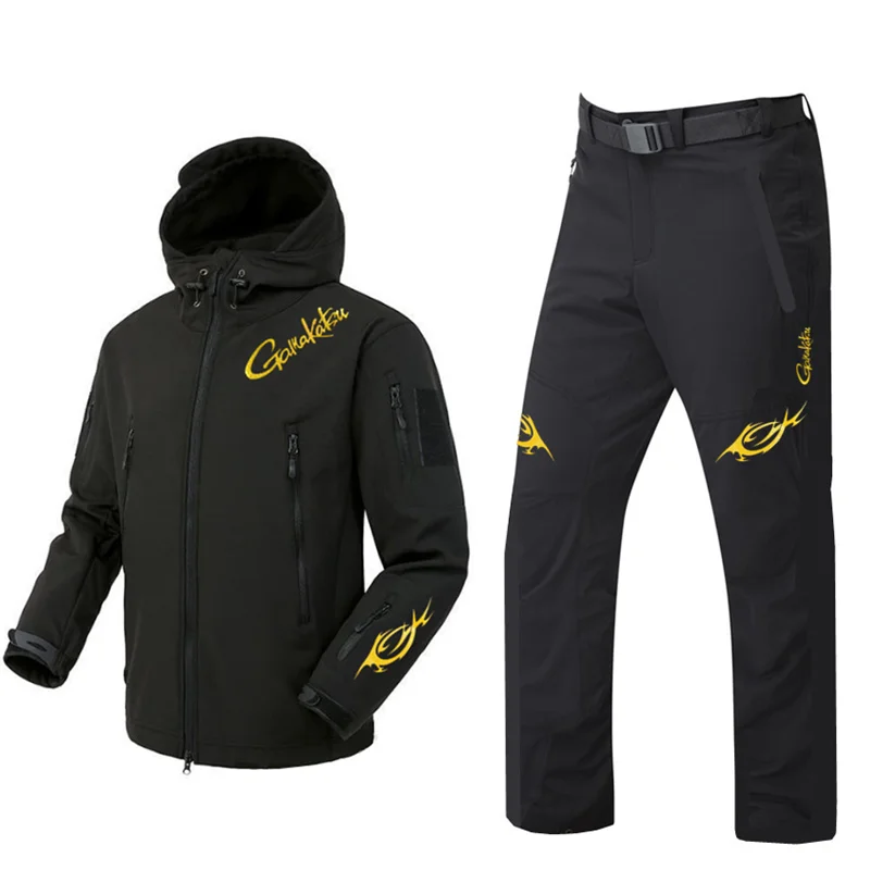 New Autumn and Winter Fleece F – обзор и цена Fishing Rain Suit