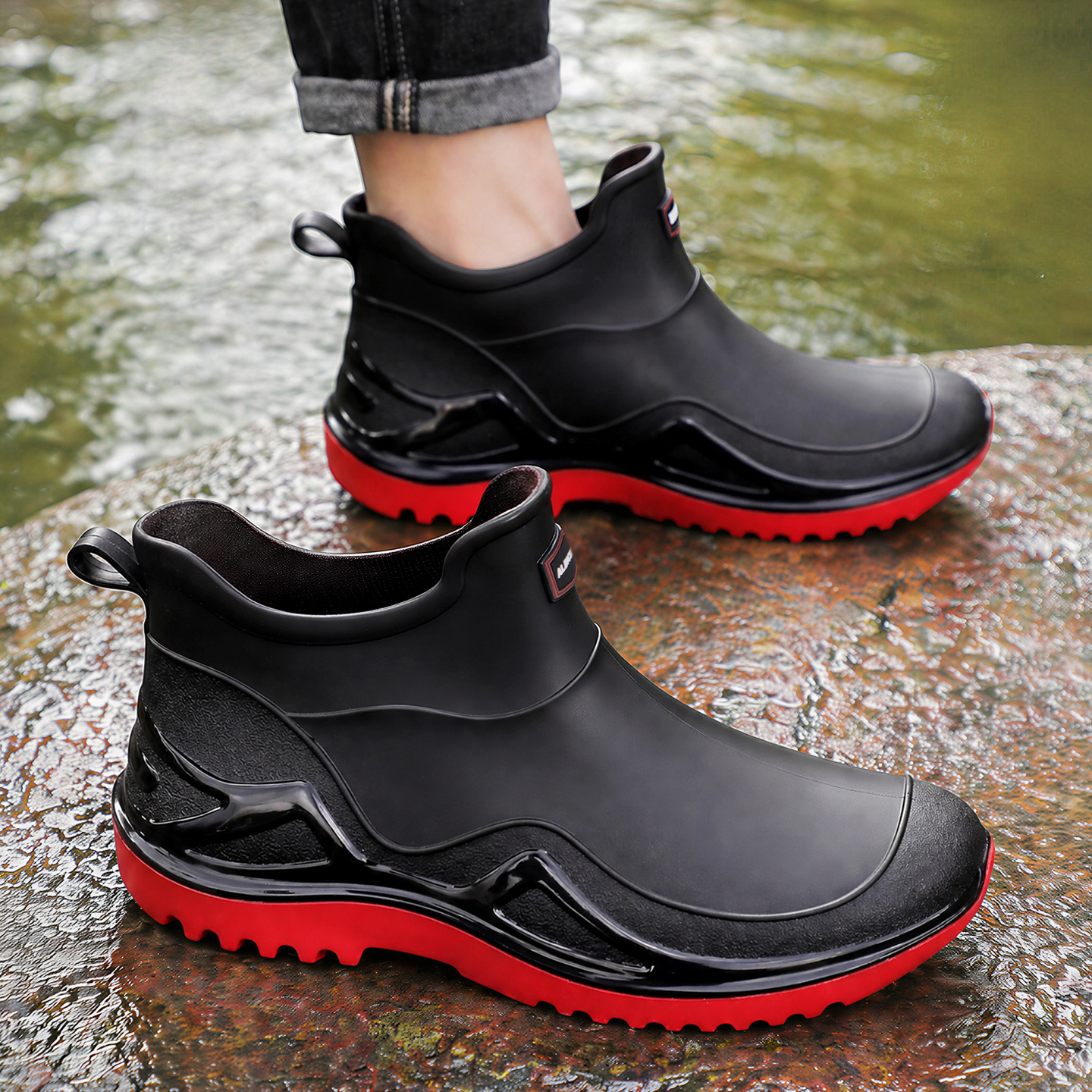 Men's casual rain boots Four S – обзор и цена Fishing Boots