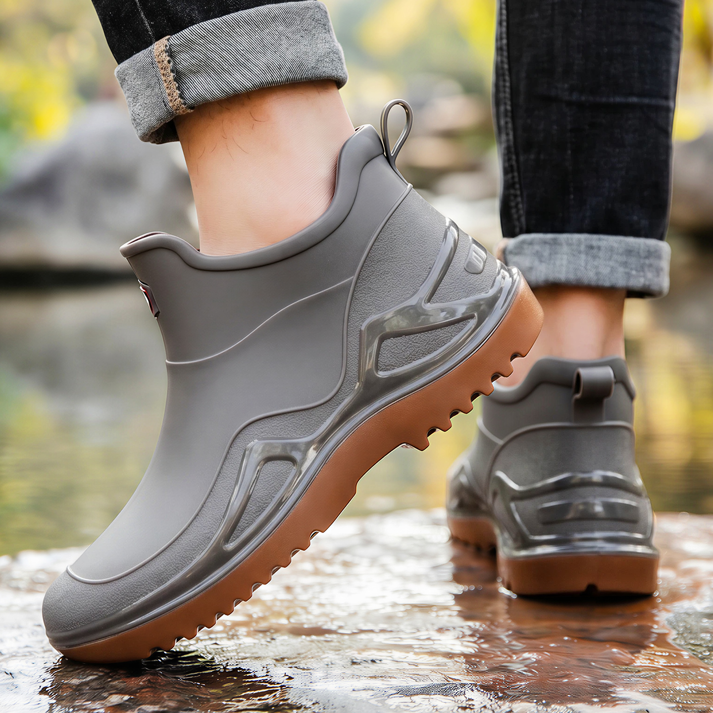Men's casual rain boots Four S – обзор и цена Fishing Boots