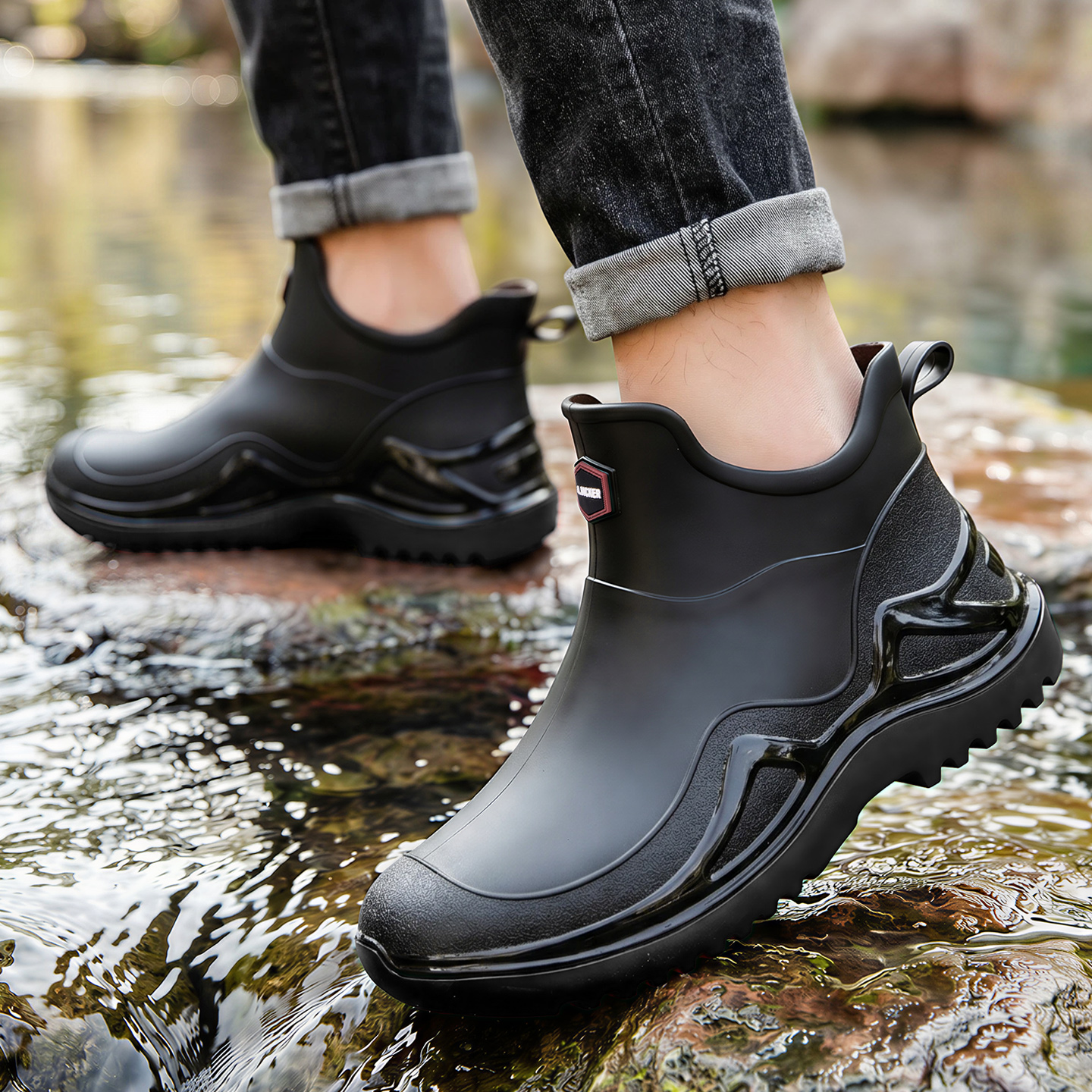 Men's casual rain boots Four S – обзор и цена Fishing Boots