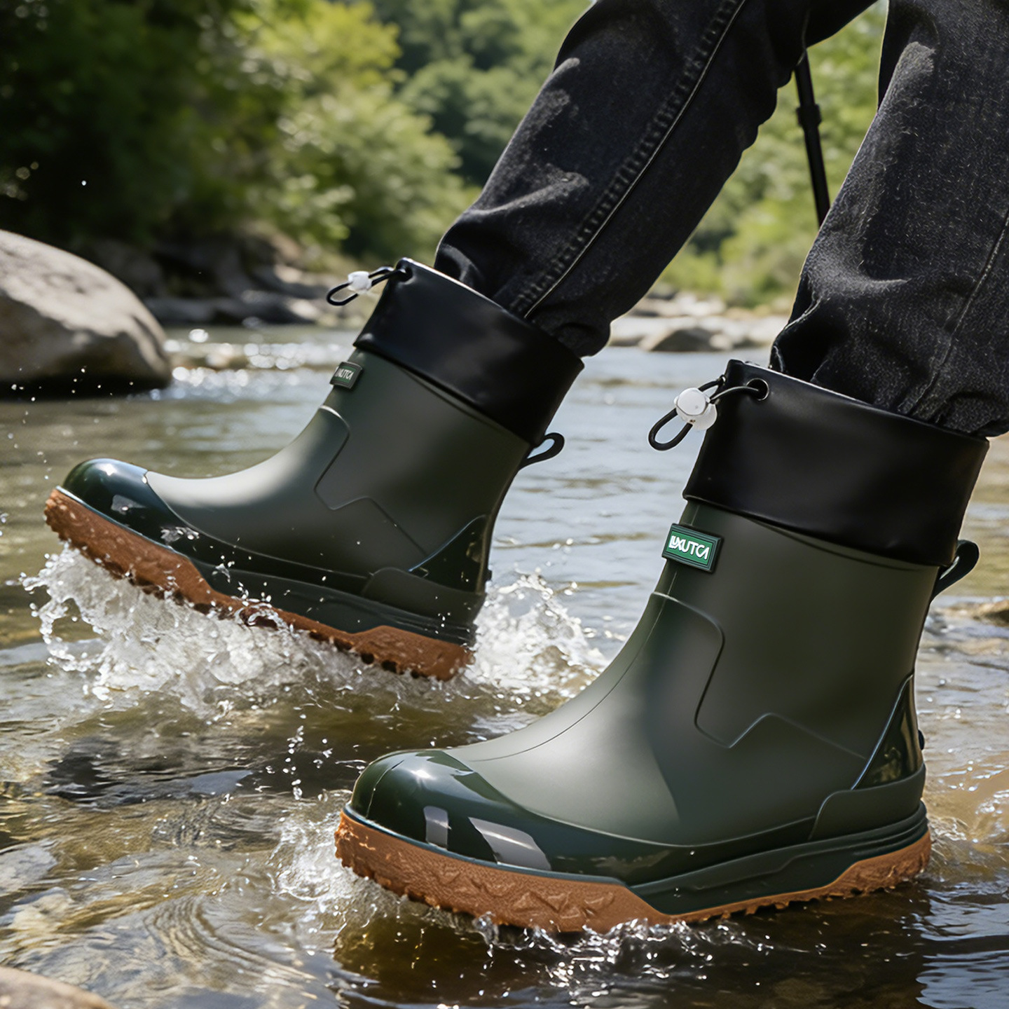 Men's Drawstring Short Rain Bo – обзор и цена Fishing Boots
