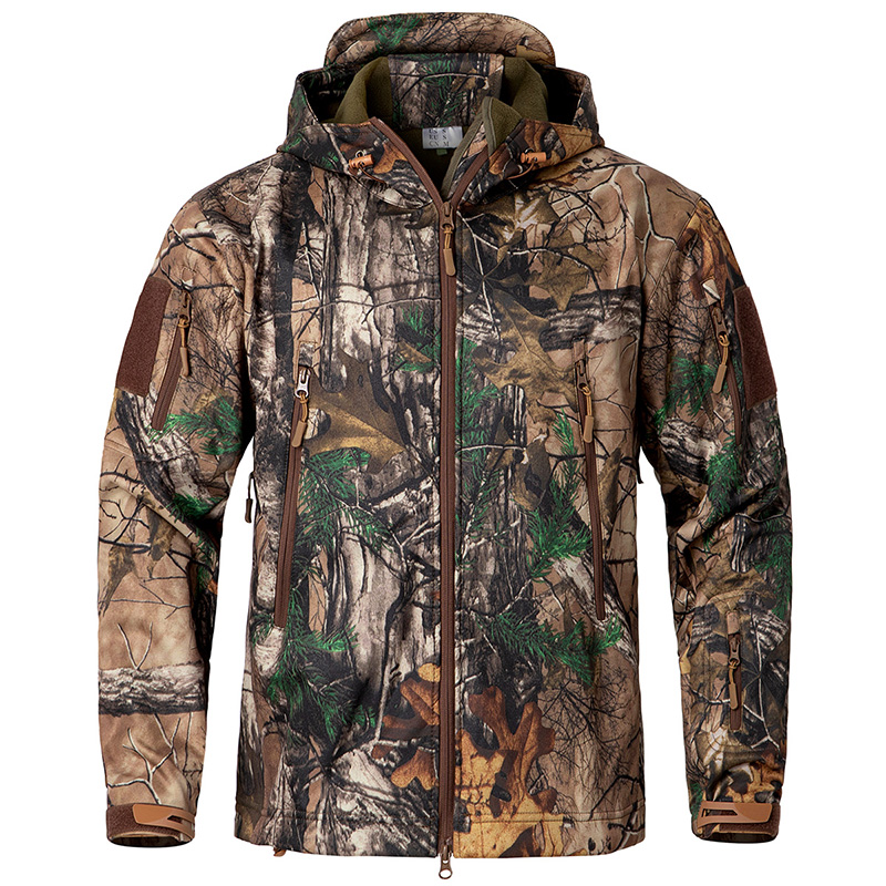 Men's Silent Soft Shell Camouf – обзор и цена Fishing Jacket Waterproof