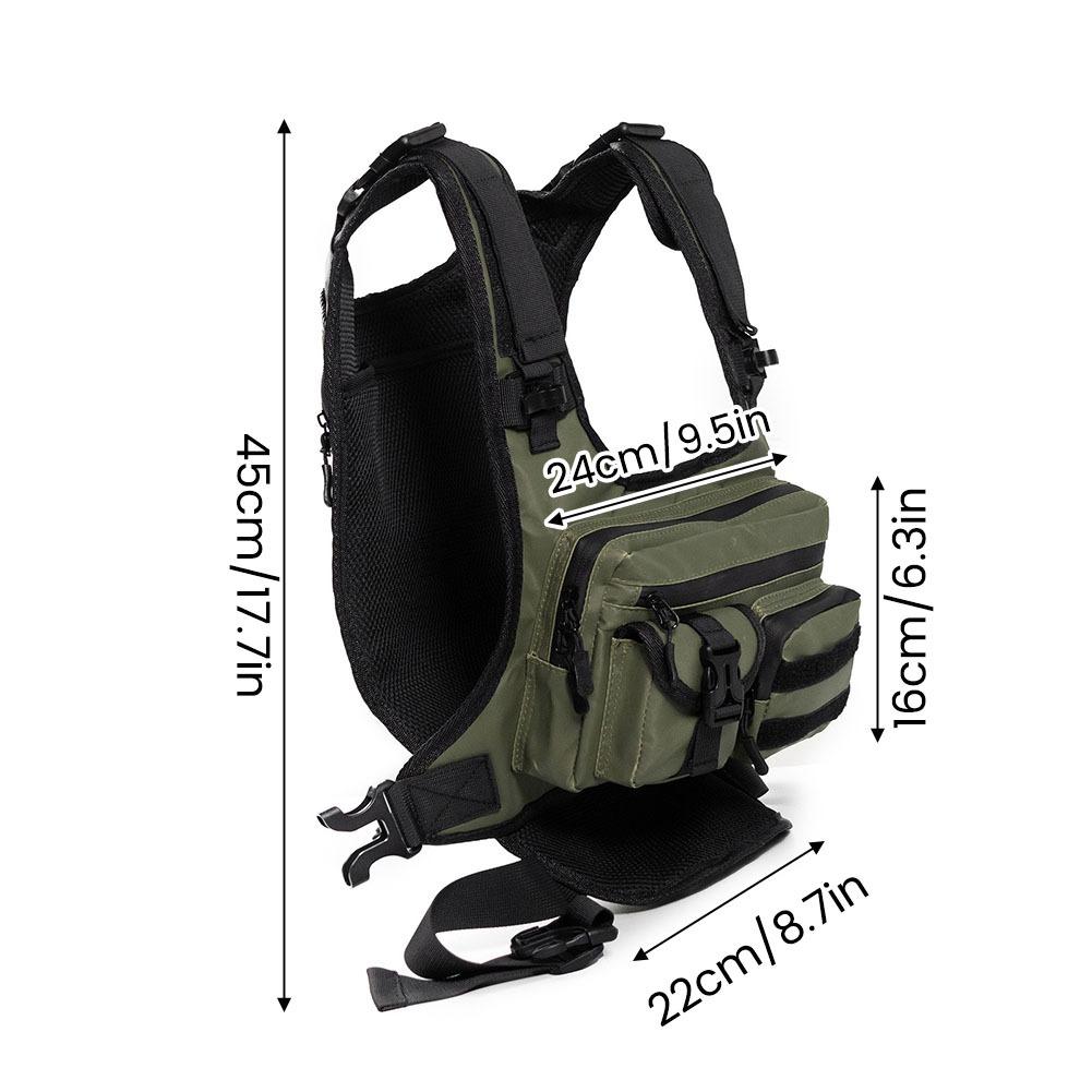 Multi Pocket Outdoor Tactical  – обзор и цена Fishing Bag Waterproof