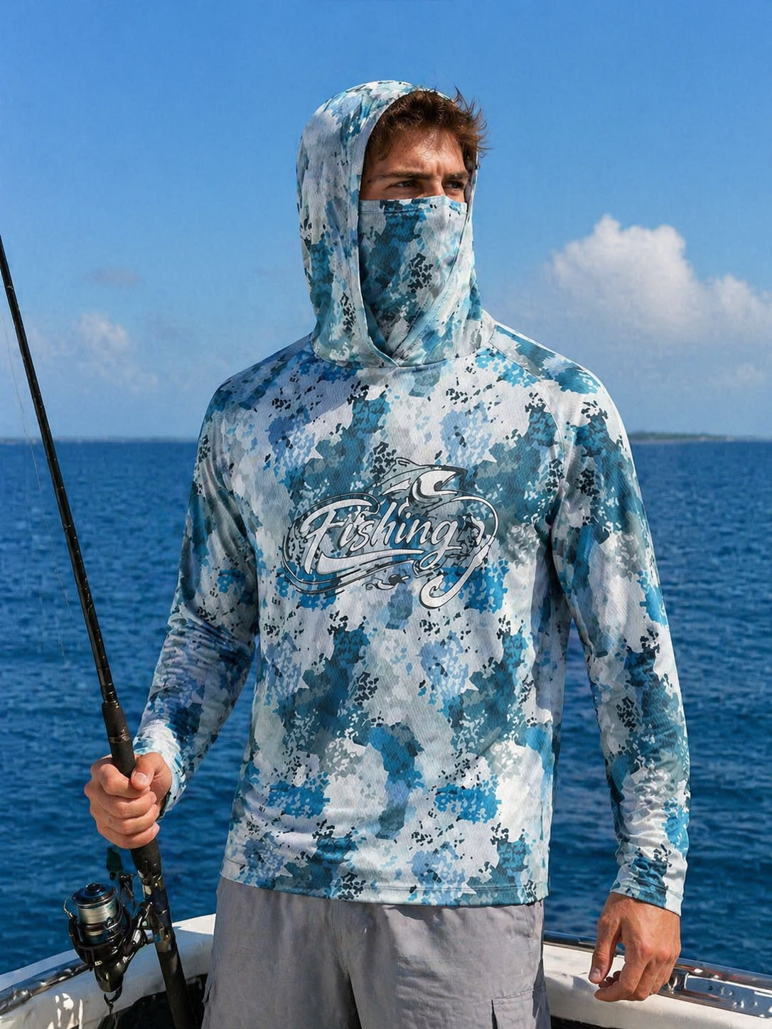 Fishing Shirt Hooded Men Fishi – обзор и цена Fishing Hoodie