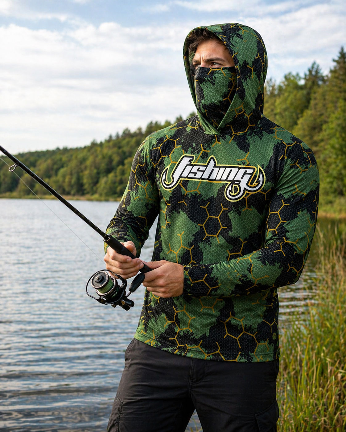 Fishing Hood Riding Tops Wear  – обзор и цена Fishing Hoodie