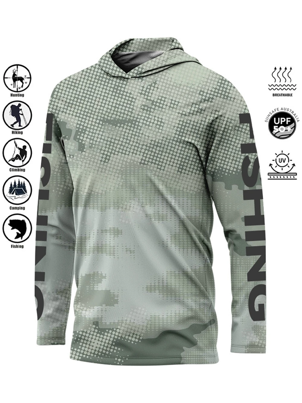 MALFC Hood Fishing Shirt Fishi – обзор и цена Fishing Shirt Uv Protection
